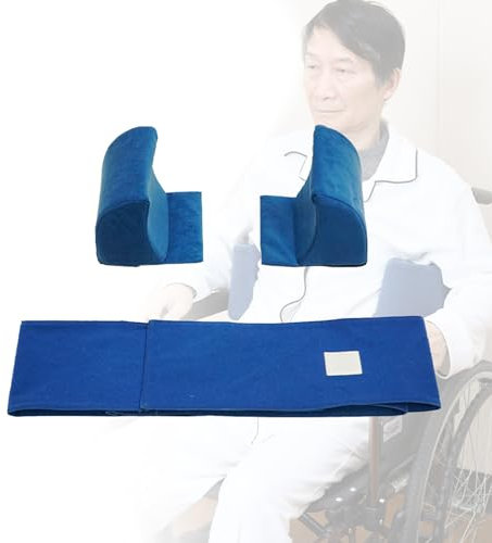 Cojín de Soporte Lateral para Silla de Ruedas, Soporte Lateral con Paneles Laterales Ajustables para Silla de Ruedas, Almohadillas Laterales para Mayor Comodidad y Soporte
