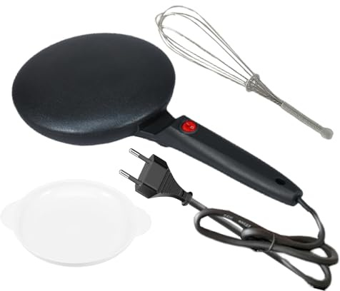 Machine à crêpes automatique, poêle à crêpes électrique | Crêpière instantanée antiadhésive 600 W,7,87 dans la casserole automatique de contrôle de température constante pour la nourriture
