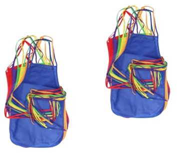 BEBEMOKO 2sets Kinder Künstler Schürze Malerei Schürzen Riemen Für Kleinkinder 12 Stücke * 2