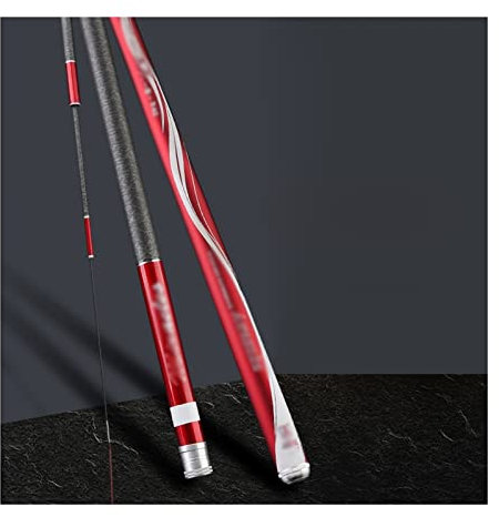 zhongqunli Angelrute Angelrute Carbon Ultraleicht und Ultrahart 5H28 Verstellbare Angelrute Angelrute Handrutenset Tragbare Angelrute(3.6m)