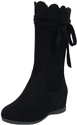 Generisch warehouse deal Cowboystiefel Damen Damen Flach Rutschfeste Laufsohle Casual Spitze Zehe Klobiger Blockabsatz Winter sandalen sale damen tagesangebote heute