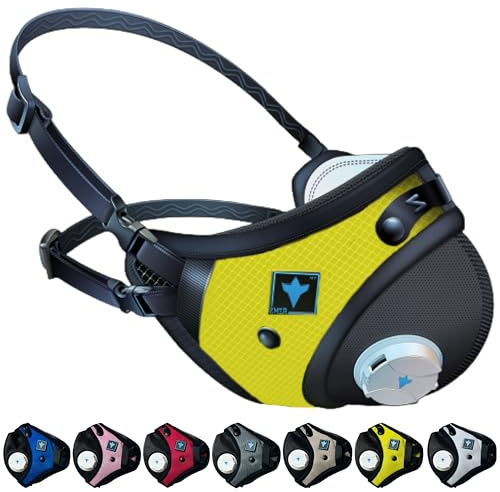 RZ Mask RZM3 - Patented 99.8% Filtration Efficiency All Day Reusable Air Filtration Mask, Anti Fogging, up to 50% Better Breathability, RZ Secure 360° Seal™, and 3 Straps, Trusted by First Responders