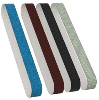 MZMZM Afilador de Cuchillos eléctrico con Correa de Lijado, afilador Profesional de Piedra de Grano 120/320/600/1000#, Herramienta de afilar(Sharpeners Set A)