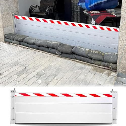 Hochwasserbarriere Aus Aluminium, Wiederverwendbare Und Langlebige Hochwasserschutzbarrieren Für Terrassentüren/Lagertüren/Haustore ZSMFCD(90x40cm)