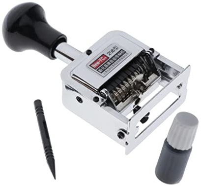 Code – 8-stellige automatische Nummerierungsmaschine – Metall-Datumsstempel -208