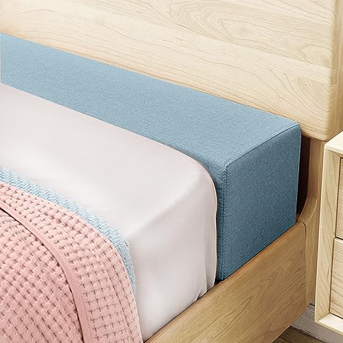 Mellanrumsfyllare, madrass, kil för sänggavel/vägg/säng, kärleksbro för alla standardmadrasser, svamp med hög densitet med avtagbart skydd (119 x 3 x 5 cm)