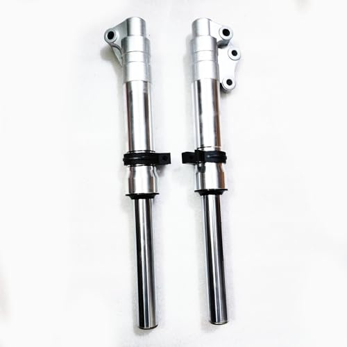 OMNHGD Suspension arrière Une Paire De 365 Mm 26 Mm Fourche De Moto Amortisseur Pièces De Suspension pour Jog JOG50 JOG90 50 90 50cc 90cc(Argent)