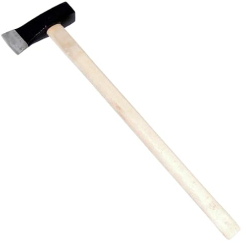 pokm toolsmarket - 2.5kg Axt/Spalthammer – Spaltaxt mit Holzgriff – Hochwertiger Spalter Hammer/Beil – Hergestellt in der EU
