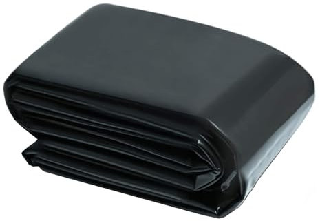 Revestimientos de estanque de polietileno de alta densidad de 0,5 mm, seguro para peces, impermeable, para estanques koi, jardines acuáticos y fuentes, forro preformado duradero para estanques de