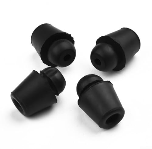 Auto Türdämpfer Puffer Pad Set Gummi Stopper Schutzhülle Stoßstangenschutz für Fahrzeugtürrahmen Anti-Kollision Schwarz 4 Stück