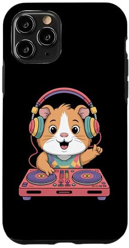 Dj Hamster Avec Casque Et Platines Cool Coque pour iPhone 11 Pro