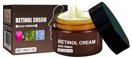Crema Anti-Età al Retinolo 2,5% con Acido Ialuronico e Vitamina C per il Viso, Riduzione delle Rughe, Rassodante, Uso Giorno e Notte, Per Tutti i Tipi di Pelle, Uomini e Donne (1PC)