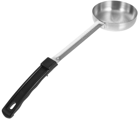 WRITWAA Cucchiaio Da Portata Grande in Acciaio Resistente Per Salsa Pizza, Cucchiaio Porzionatore Per Controllo Porzioni, Accessorio Cucina Professionale Per Ristoranti Pizzeria