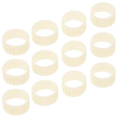 Toyvian Adaptador de Silicona para Velas Cónicas 12 Pcs Base Antideslizante y Ajuste Adecuado para Bodas y Ocasiones Religiosas