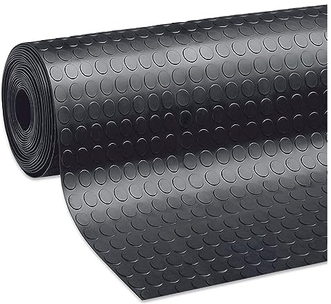 emmevi Passatoia Gomma Isolante Antiscivolo Tappeto Copri Pavimento Bullonato Zerbino Robusto 100x120 cm