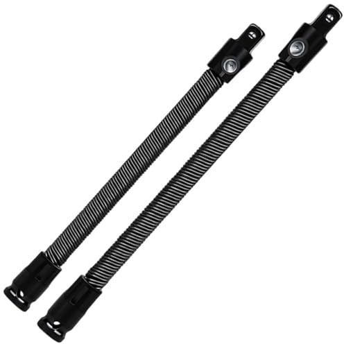 Flex Socket Extension, Bar with Long Reach - 360 Degree Flexible Electric Wrench Connecting Rod - for Work Furniture Assembly Home Garage Workshop Automotive Repair