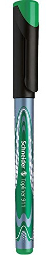 Schneider Set 3 Filzstifte Fineliner Topliner 911 04 grün