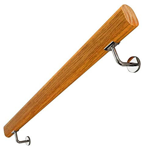 DTLEO Treppenhandläufe Handlauf Aus Holz, for den Innen oder Außenbereich An Der Wand Montierte rutschfeste Handlaufkorridor-Stützstange,100cm