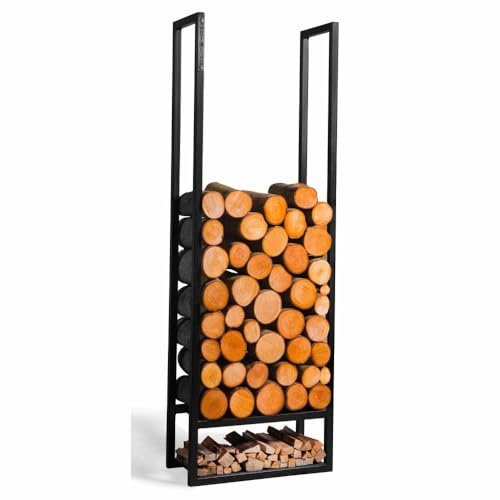 Kaminholzregal Brennholzgestell für Holz für Feuerschale Brennholzregal Regal Holzlager
