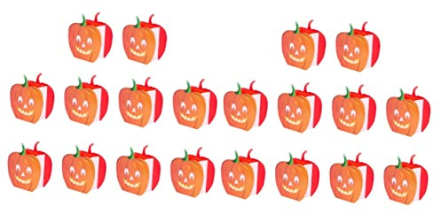 Uonlytech 20stücke Halloween Kürbis Teelicht Laternen Hallow Papierlaternen Für Romantische Partys Und Dekoration Wiederverwendbare Und Feuerfeste Candle Bags