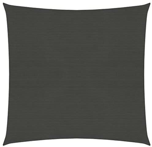 YITHOPI Seitenmarkise Balkonmarkisen Balkonsichtschutz Markise Sonnensegel 160 g/m² Anthrazit 4x4 m HDPE Geeignet für Balkon Strand Terrasse