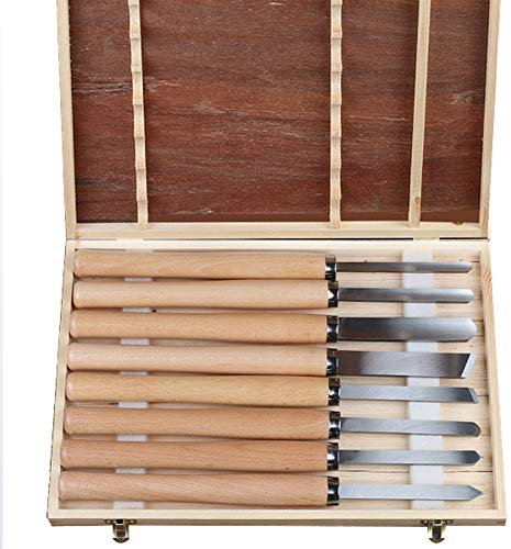 Drechseleisen Set Drehwerkzeug Zum Drechseln Drechselwerkzeug Set,Professionelles Drechselwerkzeug-Set Für Drechselmeißel Mit HSS-Klinge Wendeschneidplatten Drehmeißel Wendeplatten Drechseleisen