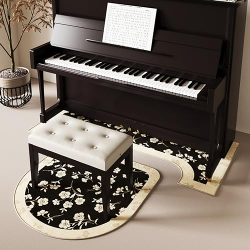 MBBTAG Teppich für schalldämmung klavier, schalldichter teppich für klavier, Schockabsorbierend, schallschutzteppich for klavier, Langlebig, klavier schallschutz pad, Geeignet für Klavier und Hocker(V