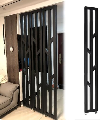 WLCGYD Paravent Intérieur Cloison De Séparation D'entrée, 60 Cm De Large, sans Perçage, Décorative, en Fer(1pc-H110cm/43.3in/3.6ft)
