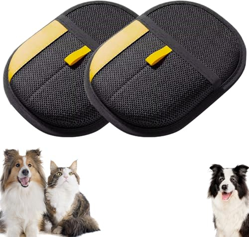 AprYew Guantes Electrostáticos para Mascotas, Guantes para la Eliminación de Pelo de Mascotas para Gatos y Perros, Nuevo Guante Removedor de Pelo para Mascotas 2025 para Sofá, Muebles, Alfombra