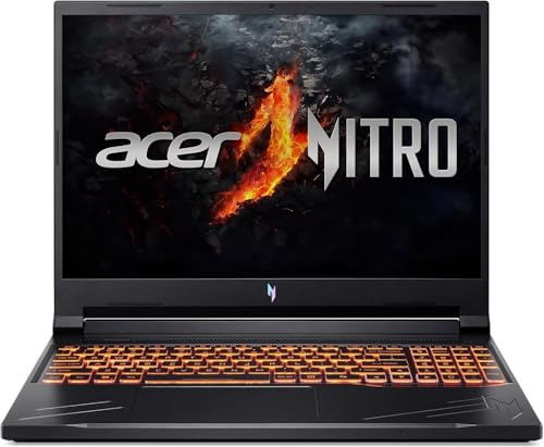 acer Nitro V AI Gaming Laptop | AMD Ryzen 5 240 AI Capable Processor | NVIDIA GeForce RTX 5050 8GB | 16 WUXGA IPS 180Hz Display | 32GB DDR5 | 1TB Gen 4 SSD | Wi-Fi 6E