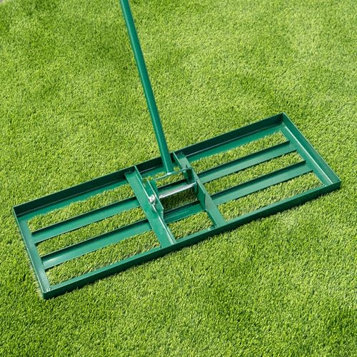SDHYL Rasenabzieher Rasennivellierung Rechen Golf Rasen Rakel Werkzeug egalisierer Rasen
