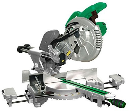 GOWE Scie à onglet coulissante multifonction 25,4 cm et scie à onglet 2000 W 220-240 V/50 Hz
