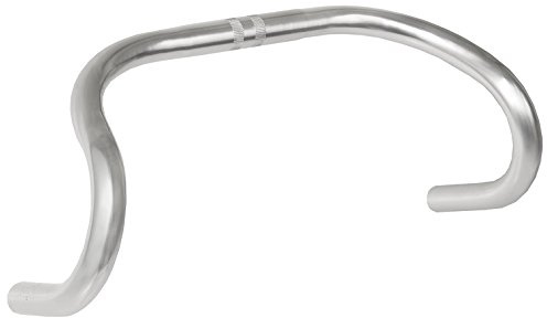 REDURO Bahn Single Speed Fixie Lenker Rennrad Fahrrad Alu Rennlenker 25,4 mm Silber-Matt