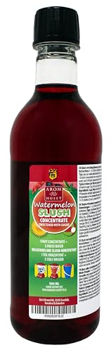 Aromhuset Watermelon Slush Concentrate 500ml – Mixing Ratio 1:5 – High Strength Syrup for Slushie Machines, Ice Drinks, Blenders, Mocktails & More – Bold Taste, Trusted Quality Since 1974