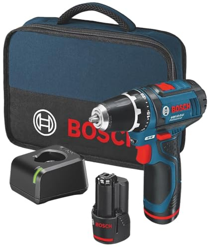 Bosch GSB 12 V-15 12v Cordless Combi Drill 2 x 2ah Li-ion