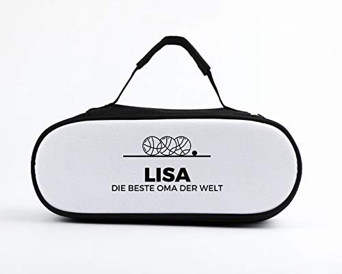 CADEAUX.COM Personalisierbare Tasche für Boulekugeln - Petanque-Tasche personalisiert mit Namen, Teamnamen oder Wunschbegriff