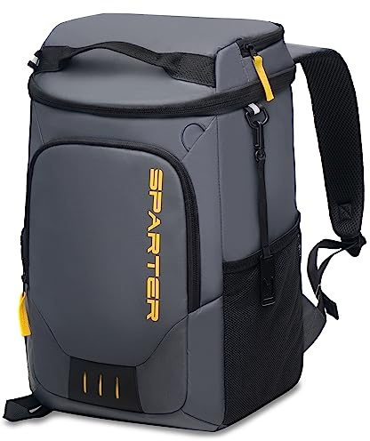 SPARTER Backpack Cooler Insulated Leak Proof 33 Cans, Waterproof Lightweight Insulated Backpack Ice Chest, Portable Soft Cooler Bag for Beach Travel Camping Lunch
