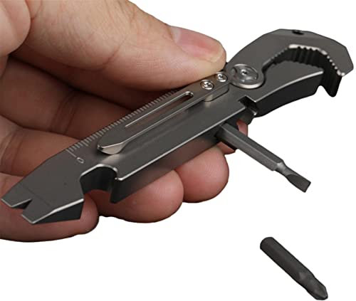 Ziurmut Eddc Pry Bar, Pocket Pry Bar, Eddc Utility Crowbar Tool Screwdriver Versatile Crowbar Screwdriver Eddc Ti Pry Bar Set Wrench Screwdriver For Camping Accessories