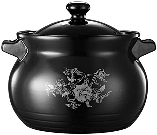 CVNIMV Cazuela De Barro Olla para Estofado Cazuela De Cerámica Olla para Sopa Saludable
