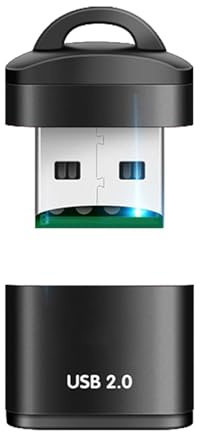Adaptador de lector de tarjetas - Lector de tarjetas SD micro USB, lectores de tarjetas USB, USB 2.0 pequeño lector de tarjetas TF para teléfono móvil, alimentación de alta velocidad a adaptador USB