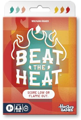 Beat The Heat Game - Juego de cartas de fiesta familiar para niños y adultos | A partir de 8 años | De 2 a 10 jugadores | 20 minutos | Juegos de cartas de estrategia fáciles de aprender para grupos