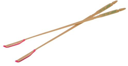 ibasenice Yangqin Hackbrett Schlägel für Komfortables Spielen 2 Stück aus Bambus mit Elegantem Weinmuster Professionelles Werkzeug und Künstlerisches Flair Beim Musizieren