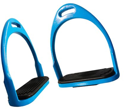 YHAILI Steigbügel 1 Paar Reiten Bend Treads Sicherheit Steigbügel rutschfeste Mit Gummi Pads Für Pferde Enthusiasten Liebhaber
