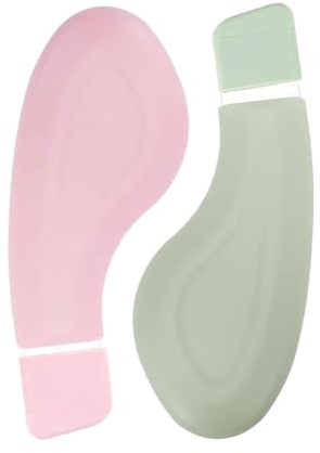 MOPZIJA 2PCS Mitesserentferner, Silikon-Nasen-Mitesserentferner Grüner Mitesserentferner-Schaber Gesichtsspatel Deep Clean Master Porenextraktor Milder und Sicherer Hautschrubber für die Haut der Nase