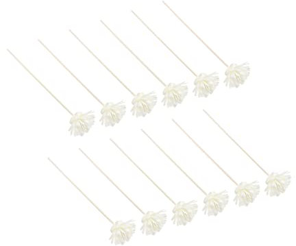 Sosoport 12piezas Barras Aromáticas De Aromaterapia Crisantemos Artificiales Barras Difusoras para Aceites Esenciales Decoración De Hogar