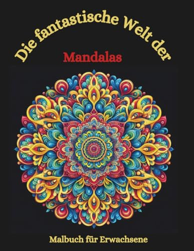 Malbuch: Die fantastische Welt Mandalas: Malbuch, Malbuch für Erwachsene, Mandalas, anspruchsvolles Ausmalen, geometrische Muster, beruhigendes ... Malbücher von Fridays Wonderland)