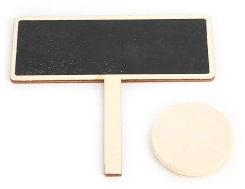 Trä Mini Blackboard Sign Board Växtetikett Bord Bröllopsrekvisita 20st