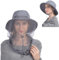 USHAKE Chapeau de Safari avec moustiquaire dissimulée - - Taille Unique