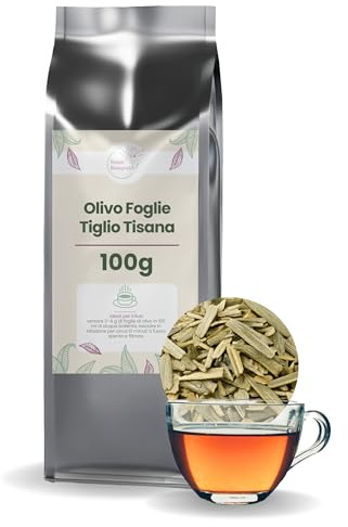 Patrizio Breseghello – Olivo Foglie Taglio Tisana 100 g, Olea Europaea 100% Naturale per Infusi e Tisane Erboristiche