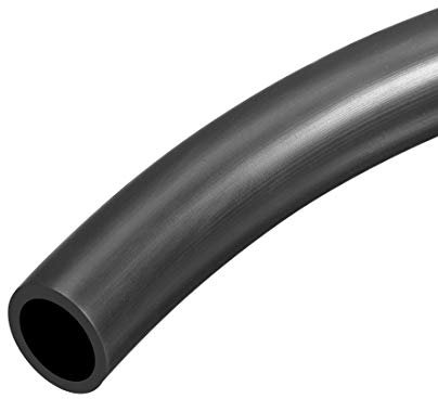 sourcing map Durite Lubrifiant Huile Tuyau 14mm ID x 18mm Diamètre Externe 6.6pieds Caoutchouc Eau Tuyau Tubes Noir